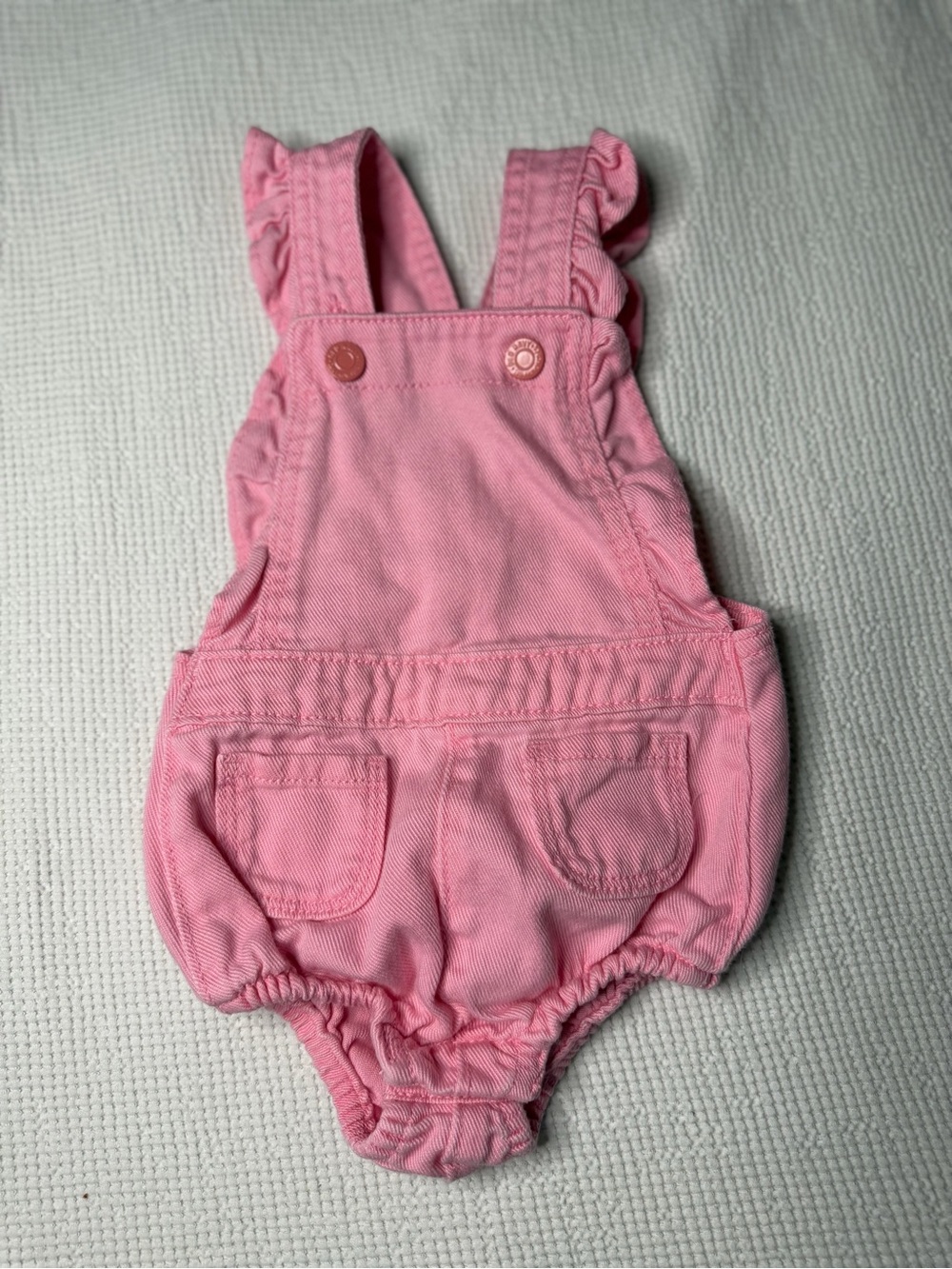 Old Navy Pink Ruffle Strap Bubble Romper